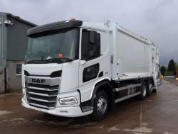 Euro 6, 26T, DAF XD 340, MOL Pusher 4000 with CB011 Trade Lift