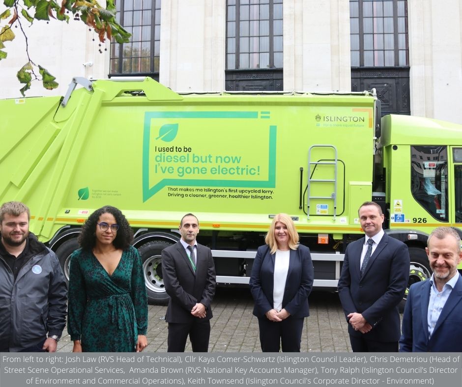 Refuse Vehicle Solutions delivers first-ever twin pack electric conversion to Islington Council