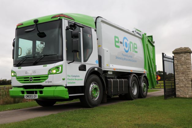 Electric Conversion Dennis Elite 6 fitted with Phoenix 2 body and Terberg OmniDEL Domestic lift
